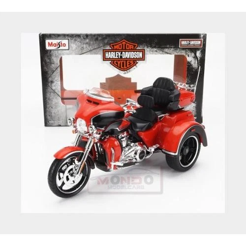 1:12 MAISTO Harley Davidson Cvo Tri Glide 2021 Orange MI32337OR - Immagine 2 di 2