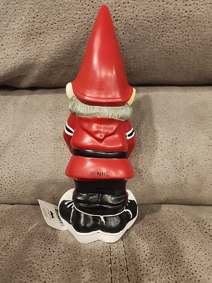Chicago Blackhawks Evergreen Design Garden Statue NHL Gnome Yard Lawn - Image 3 of 4