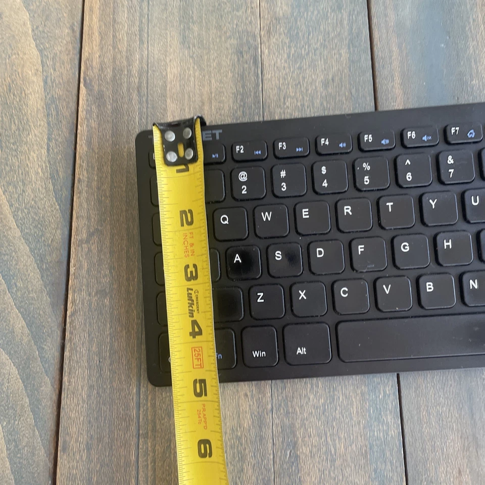 TECKNET Small Lightweight Portable USB Wireless Keyboard w/ Media Hotkeys (F8) - Image 4 of 4