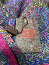 ETRO PAISLEY CASHMERE SILK SCARF