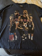 OLYMPIC 2008 BEIJING  REDEEM TEAM USA OLYMPIC BASKETBALL Shirt XL KOBE LEBRON 
