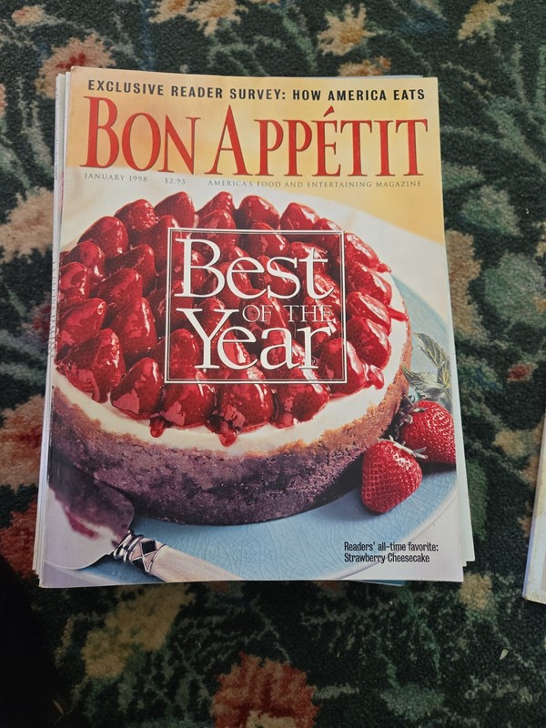 Vintage Bon Appetit Cooking Magazine Best of the Year January 1998