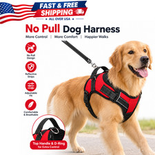 No Pull Dog Pet Harness Adjustable Control Vest Dogs Reflective XS S M Large XXL