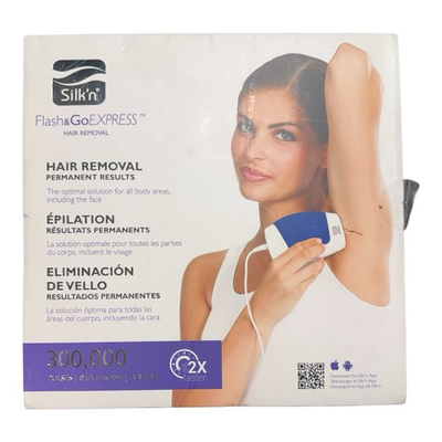 #ad Silk’n Flashamp;Go EXPRESS IPL Hair Removal 300K Pulses Open Box Unused $189.00