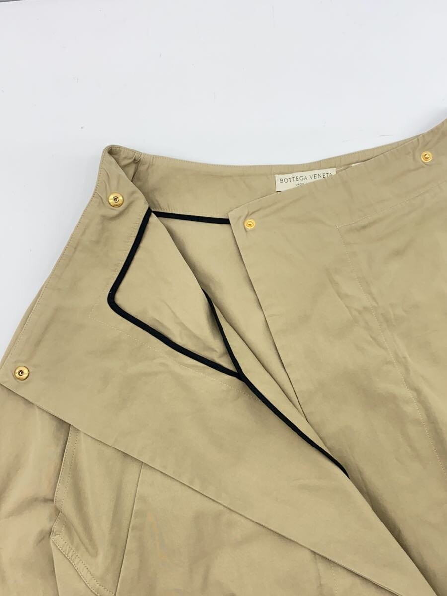 BOTTEGA VENETA Barrel-Shaped Cocoon Wrap Skirt with Bi-Flap, Size 36, Cotton, BE thumbnail 3