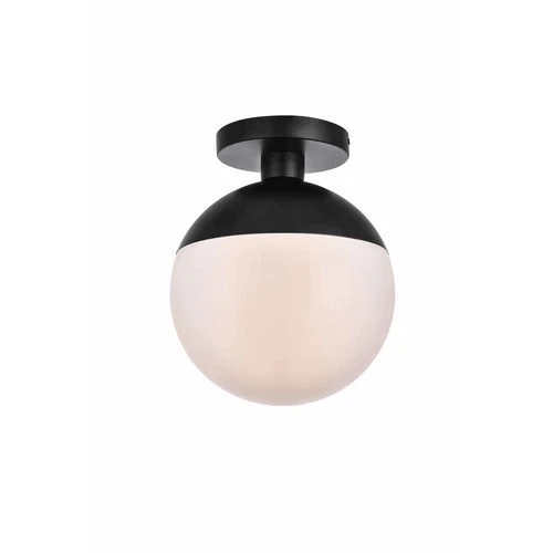 Elegant Lighting LD6062 Eclipse 10"W Semi-flush Globe Ceiling - Gold - Picture 10 of 10