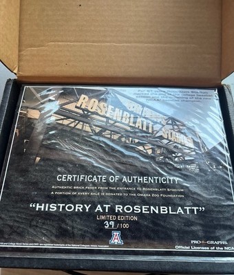 Vintage Rosemblatt Stadium Brick History Of Rosemblatt Very Rare Out of 100