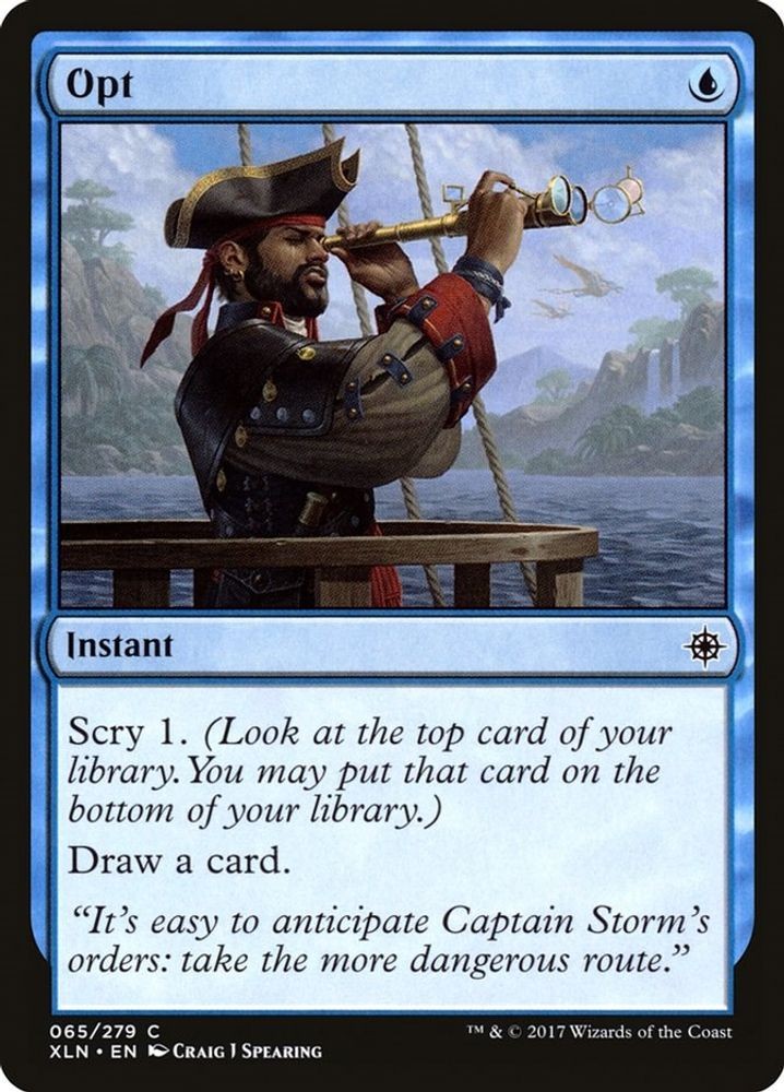2017 Magic: The Gathering: Ixalan - Opt (#65, C, Near Mint)