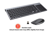 2.4GHz Wireless Keyboard and Mouse Combo Set Quiet Laptop PC Office