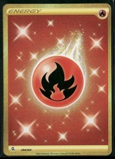 Fire Energy (Secret) Holo Secret Rare SWSH08: Fusion Strike 284/264 NM on eBay