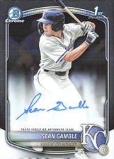 2025 Bowman Draft - Chrome Prospect Autographs Sean Gamble #CPA-SG (AU, RC)