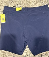 Men's 8" Golf Shorts All In Motion Navy Sz 38 NEW
