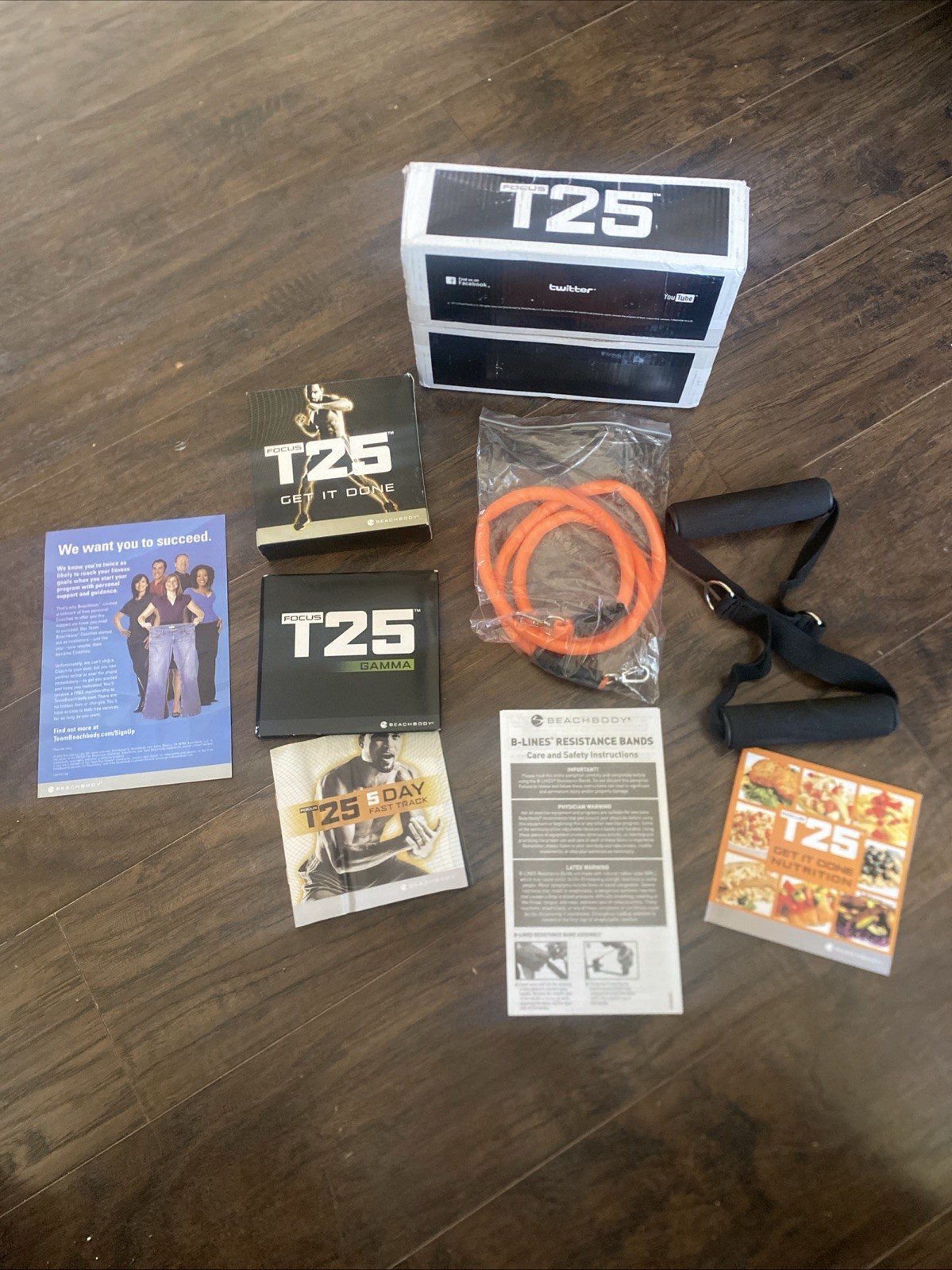 Beachbody Focus T25 Get It Done Set Alpha Beta Gamma Workout Set DVDs D4-051