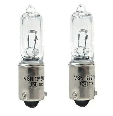 H21W BAY9S R435 12V 21W Halogen Indicator Bulbs Car Signal Light Pair
