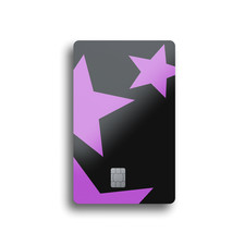 Y2K Stars Card Skin PINK 