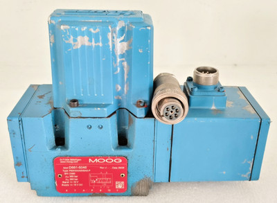 MOOG Servoventil Jet D661-5046 Rev. J Modell X 15vDC USED