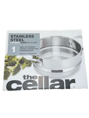 The Cellar Stainless Steel Steamer Insert (7  X 3.5 )