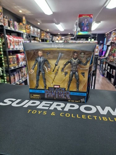 EVERETT ROSS & ERIK KILLMONGER - LEYENDAS DE MARVEL - PANTERA NEGRA PAQUETE DE 2