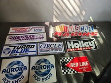 Vintage Race Car Sticker Lot Vintage Race Car Sticker Lot