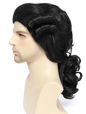Men'S 18Th Century Colonial Judge Wig, George Washington Wig Lawyer Aristocrat