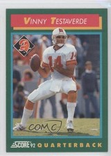 1992 Score Vinny Testaverde #262 0b5