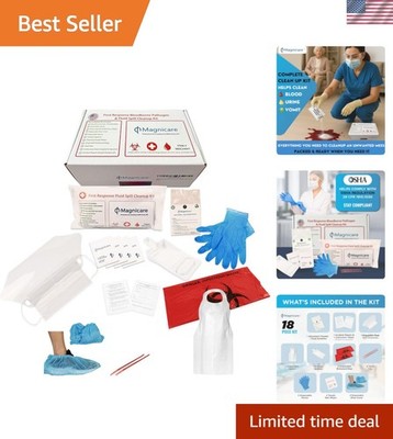 Bodily Fluid Clean Up Kit & Vomit Clean Up Pack - Be OSHA Compliant | Bloodbo...