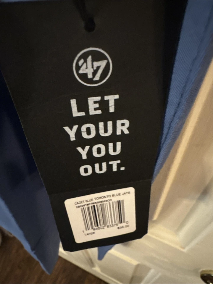Camiseta azul MLB Toronto Blue Jays para hombre marca 47 - talla L EE. UU. Foto 4 de 4