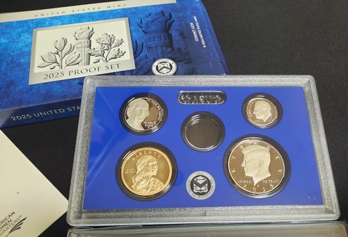 2025 S Clad Proof Set   9-Coins *Cent Removed* - Picture 8 of 10