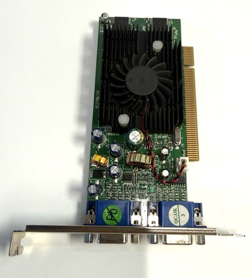 HURCO 415-0220-01 JATON VIDEO-228PCI-TW Dual VGA 128MB DDR PCI Video Card