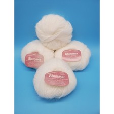 Mary Maxim White Shimmer Yarn