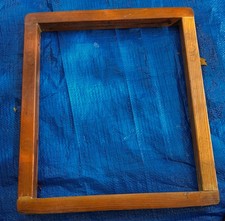 Vintage Silk Screen Printing Frame. Wood, , 22.25" X 19.5" Outside Measurement