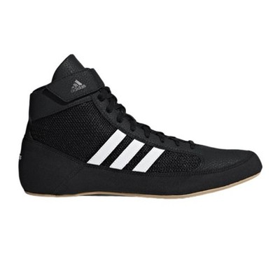 New Adidas Men's HVC2 Havoc Wrestling Shoes AQ3325 Black / White Size 11