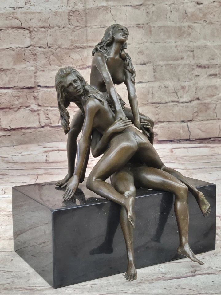 Obra de arte original firmada por el artista italiano Mavchi triple acción desnudo venta Foto 4 de 4