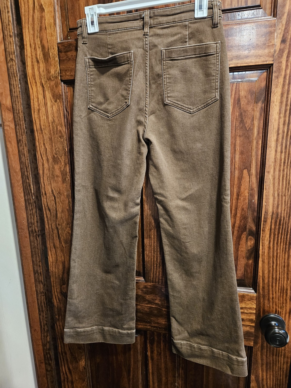 Faherty Stretch Terry Patch Pocket Walnut Pants S… - image 5