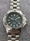 NICE SEIKO AGS KINETIC 5M43-0C30 SCUBA 200M. BLUE DIAL STAINLESS STEEL WATCH