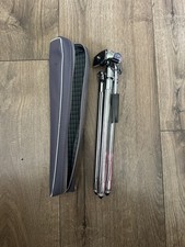 Vintage Sunset Chrome Tripod 46" Telescoping Lightweight Camera Stand with Case
