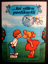 Finland: maximum card,"JUGENDVERBAND",MN 884,"NORTH DAY HAMBURG 21.6.84"