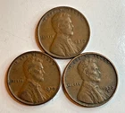 RARE 1930 P D S YEAR SET LINCOLN WHEAT CENT LOT HIGH GRADE VF+/EX #3