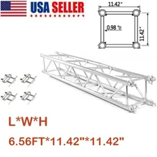 6.56FT 12" Stage DJ Lighting Perform Show Square Segments Truss Tower