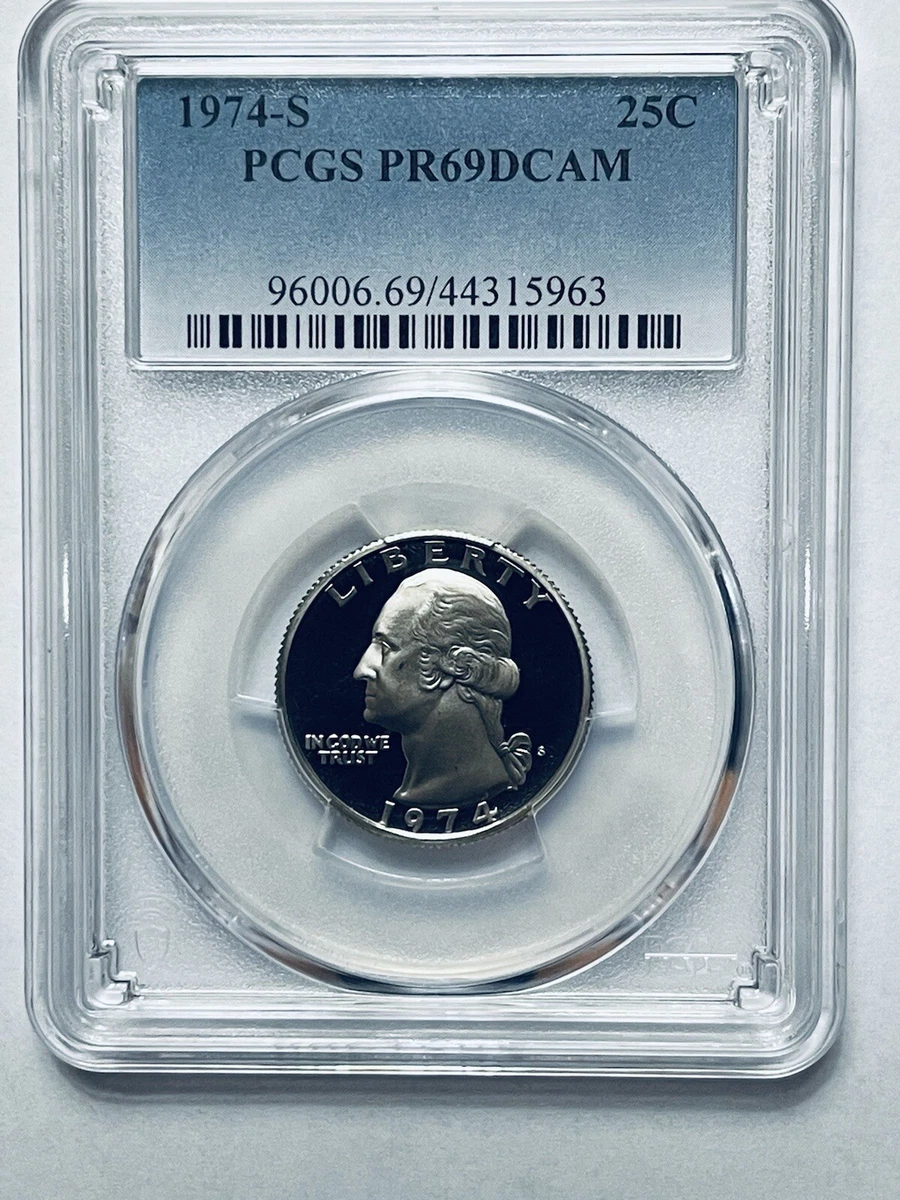 PR 69 Graded 1974 Washington Quarters (1932-1998) for sale | eBay