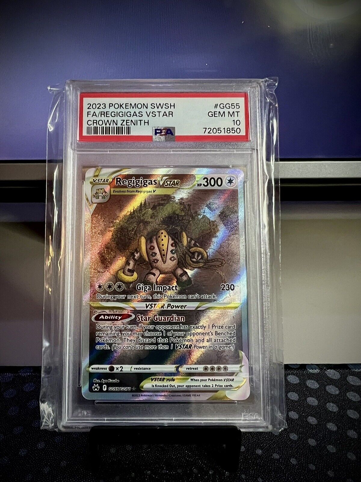 PSA 10 Regigigas VSTAR 233 Full Art VSTAR Universe 2022 Japanese Pokemon  Card