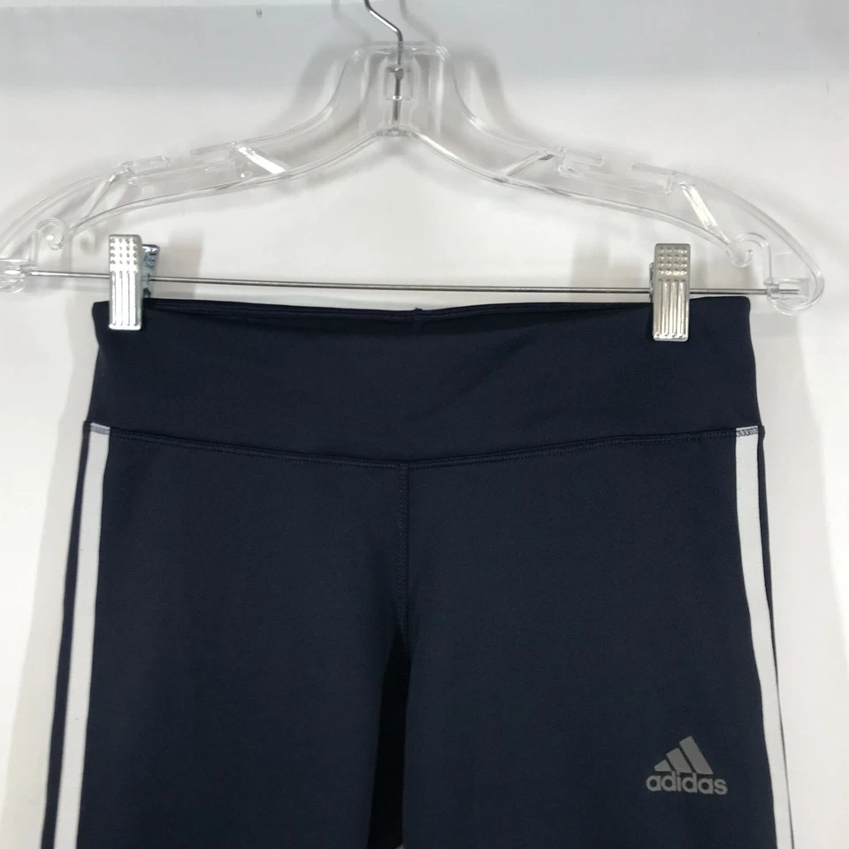 ADIDAS - WOMEN'S SMALL - NAVY ACTIVEWEAR CAPRI SWEATS - Image 2 of 4
