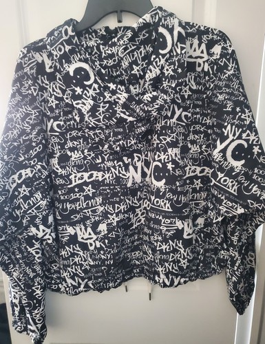 DKNY Cropped Anorak Women's Jacket☆Size Small☆Water Resistant - Picture 7 of 7