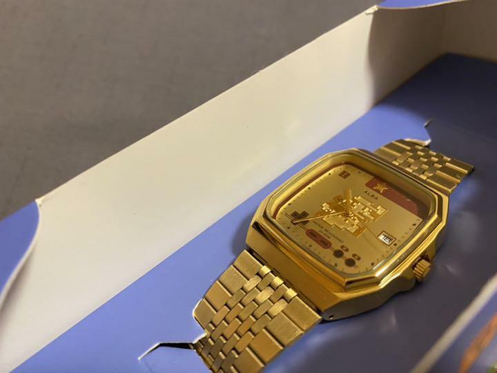 時計 SEIKO ALBA Star Mario Famicom gold watch Seiko Alba] Super Mario : r/Watches