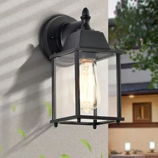 Outdoor Wall Light Fixtures 1 Pack Outdoor Lights Black porch lights
