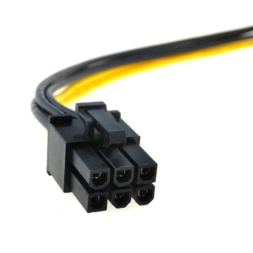 6pin to 6+2pin 8pin PCI Express Power Cable Video Graphics Card Server Adapter - Image 2 of 4
