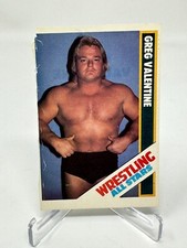 1985 Wrestling All-Stars Magazine Greg Valentine Card #25 HAND CUT  BUF sc