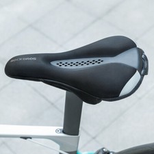 ROCKBROS Bicycle Saddle Cover w/ LED Rear Light MTB Road Bike Seat Cushion Cover