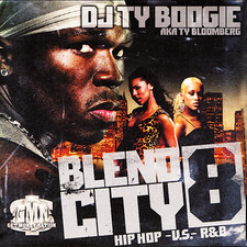 DJ TY BOOGIE- BLEND CITY 8 HIP HOP VS R B NYC MIXTAPE MIX CD