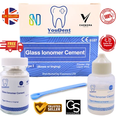 YOUDENT 35 grams Permanent Tooth Filling Kit Lost Dental Fillings Cement Loose Caps